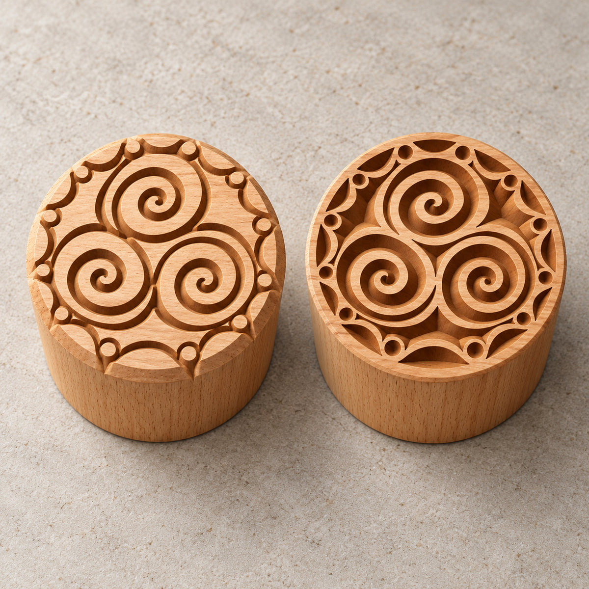 Dreiklang – Rundstempel Runde Stempel TONA arts
