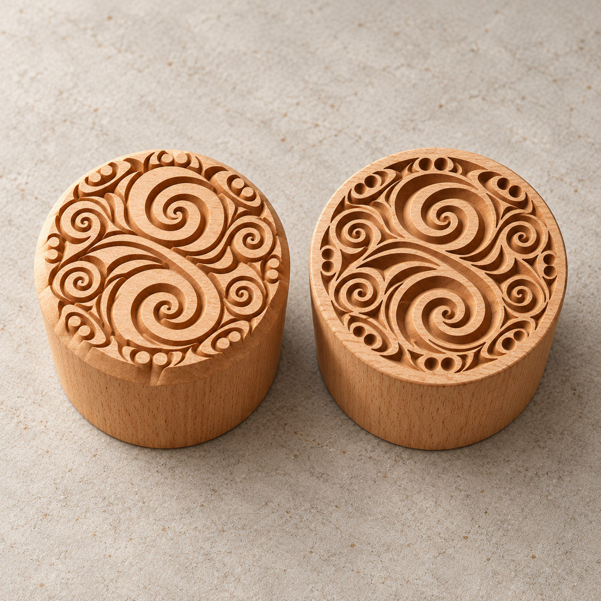 Spiralreigen – Rundstempel Runde Stempel TONA arts