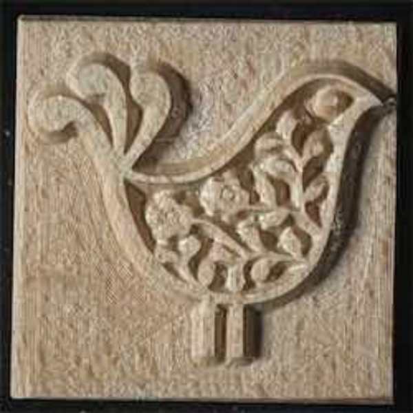 Vogel-Nordischer Stil -b10 7 x 7 cm Stempel > Motivstempel > Vögel TONA arts