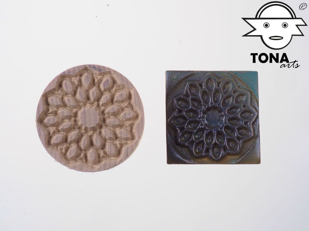 Blütenkranz ROU050-ROU06NE – Rundstempel Runde Stempel TONA arts