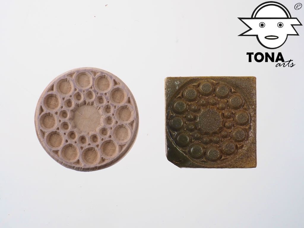 Blütenkranz ROU50006 – Rundstempel Runde Stempel TONA arts