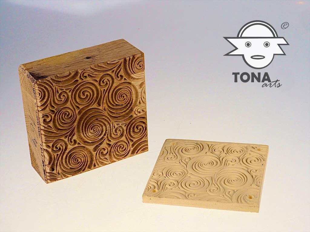 Schneckentanz SL16N-SWIRL – Endlosstempel Stempel > Quadratische Stempel > Quadratische Endlosstempel TONA arts