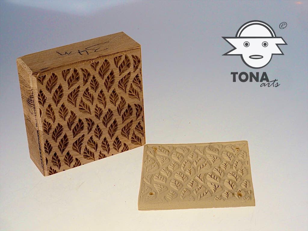 Blattflut SL34N – Endlosstempel Stempel > Quadratische Stempel > Quadratische Endlosstempel TONA arts