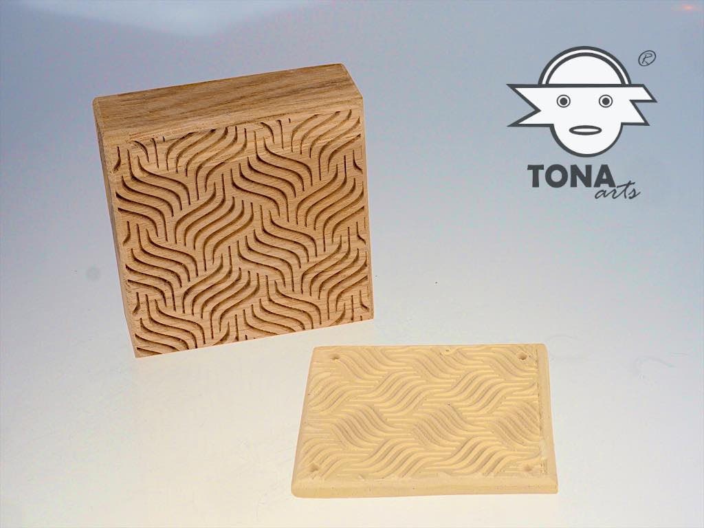 Wellenknoten EL-08 – Endlosstempel Endlosstempel TONA arts