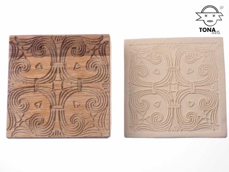 Wellenkreuz TAL-03 – Fliesenstempel Fliesenstempel TONA arts