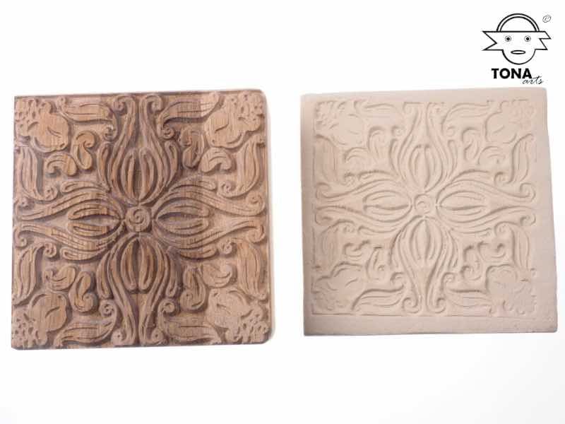 Blütenkreuz TAL-06 – Fliesenstempel Fliesenstempel TONA arts