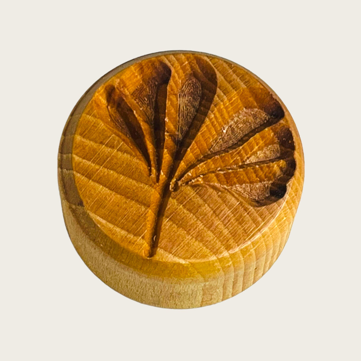 Ginkgofächer N – Rundstempel Runde Stempel TONA arts