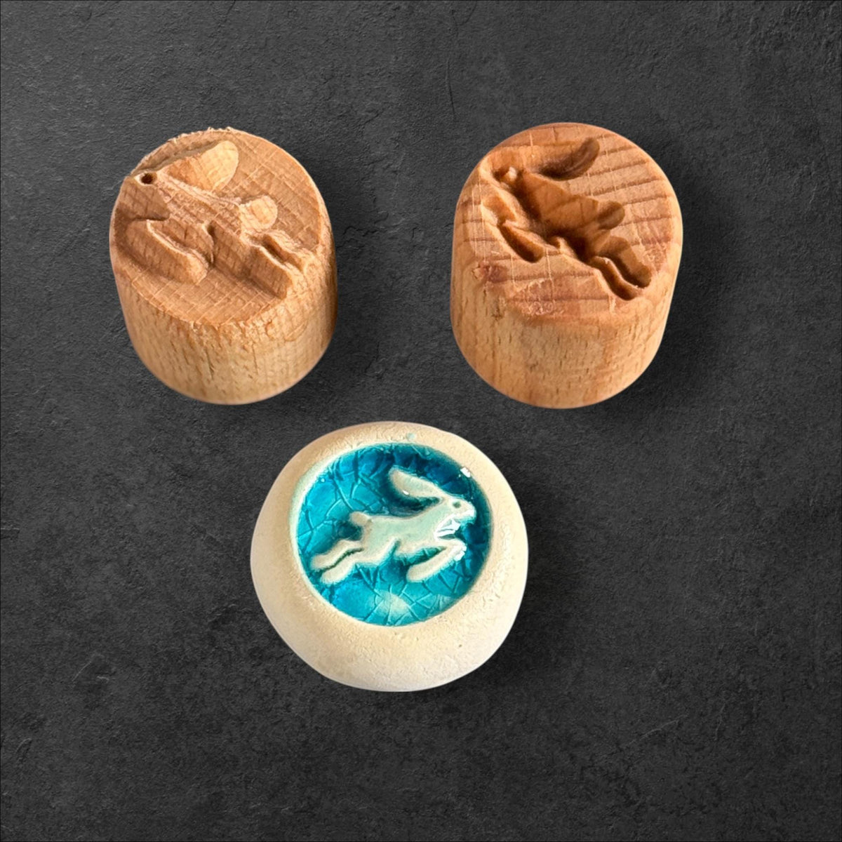 Hasensprung – Rundstempel Runde Stempel TONA arts