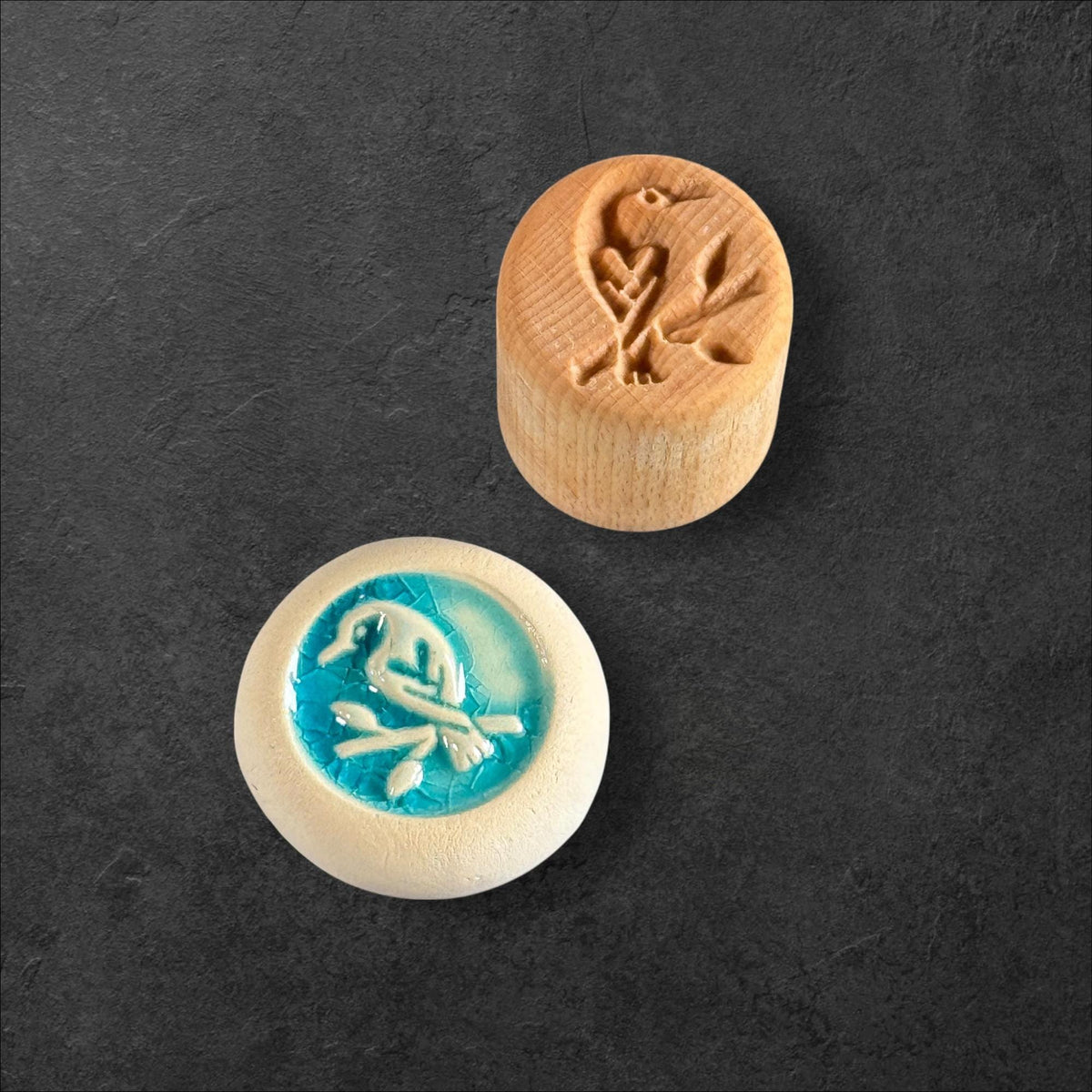 Eisvogel – Rundstempel Runde Stempel TONA arts