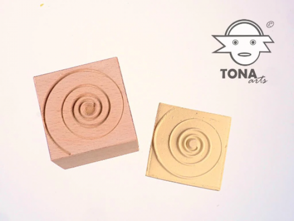 Spirale-13 7 x 7 cm Stempel > Motivstempel > Spiralen TONA arts