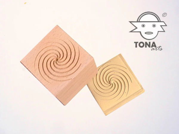 Spirale-8 7 x 7 cm Stempel > Motivstempel > Spiralen TONA arts