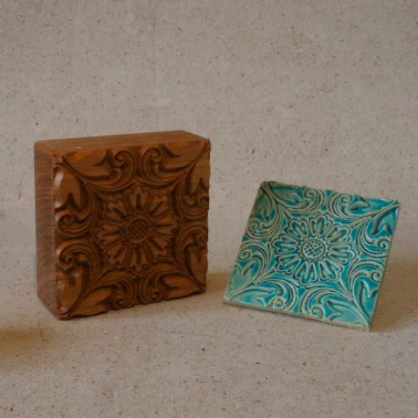 Viertelstempel - VV5n 7 x 7 cm Stempel > Quadratische Stempel > Viertelstempel TONA arts