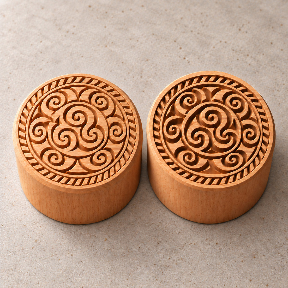 Spiraltanz – Rundstempel Runde Stempel TONA arts