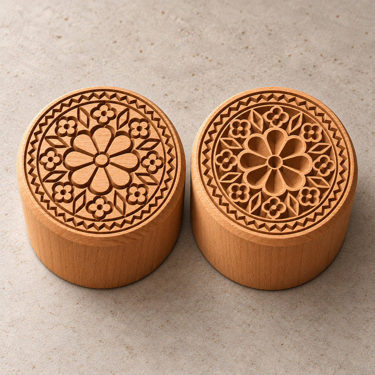 Zweistromrosette – Rundstempel Runde Stempel TONA arts