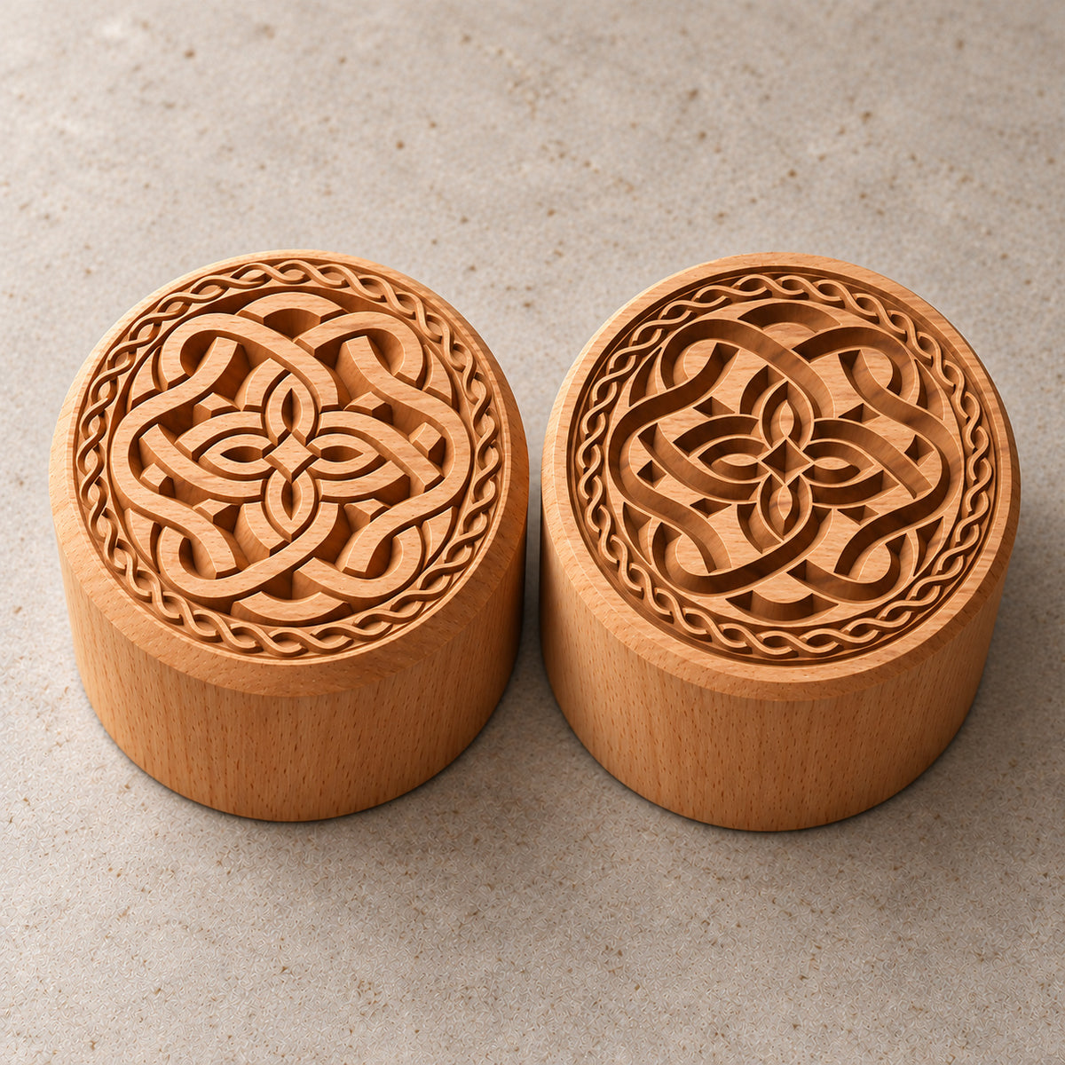 Nordisches Flechtband – Rundstempel Runde Stempel TONA arts