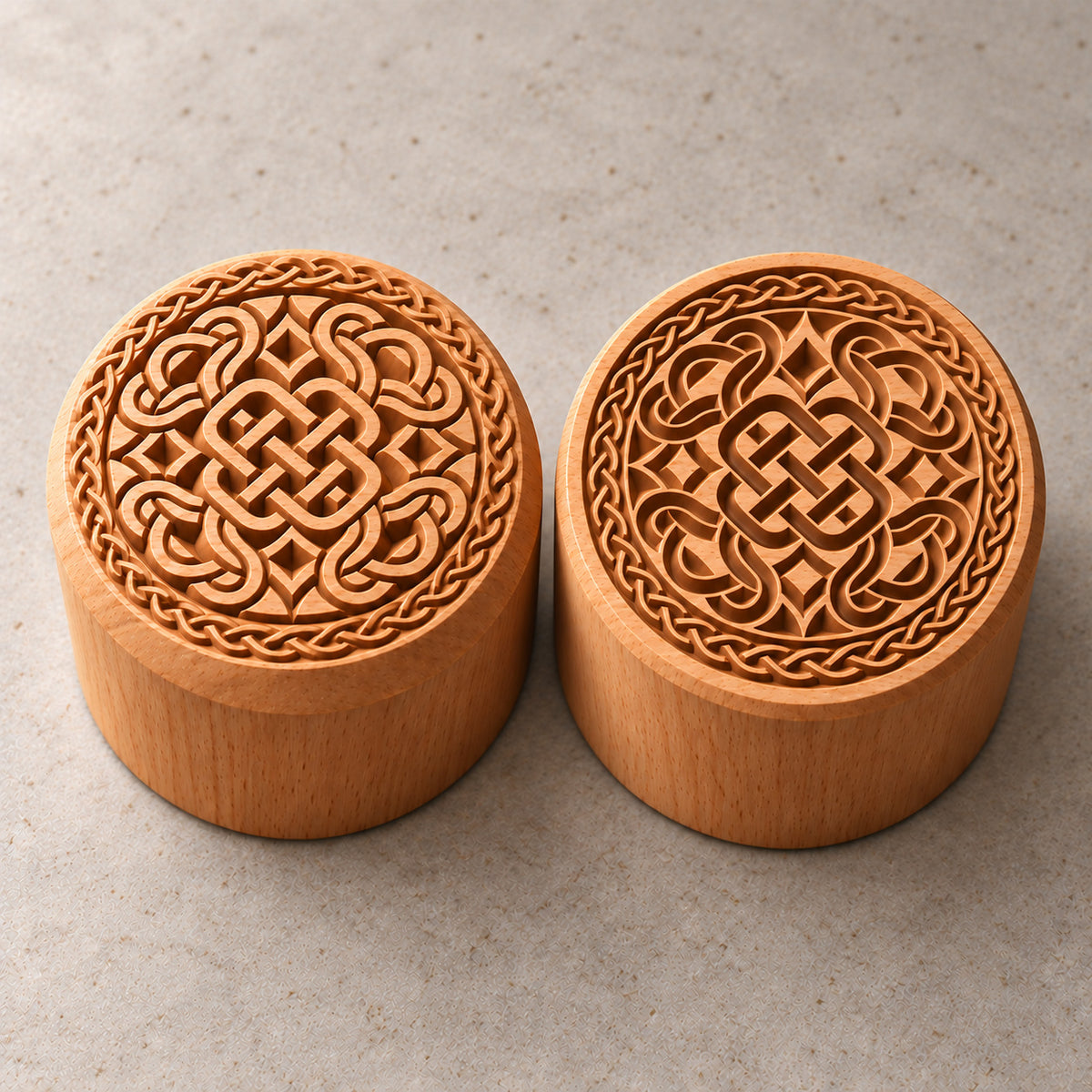 Romanischer Knoten – Rundstempel Runde Stempel TONA arts