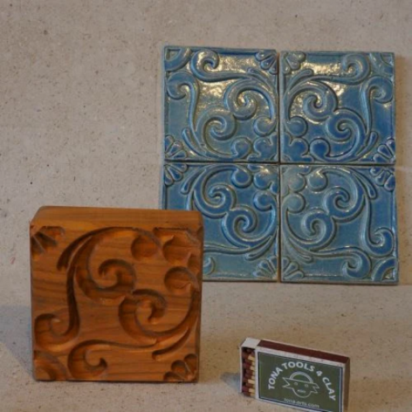 Viertelstempel -154qn 7 x 7 cm Stempel > Quadratische Stempel > Viertelstempel TONA arts