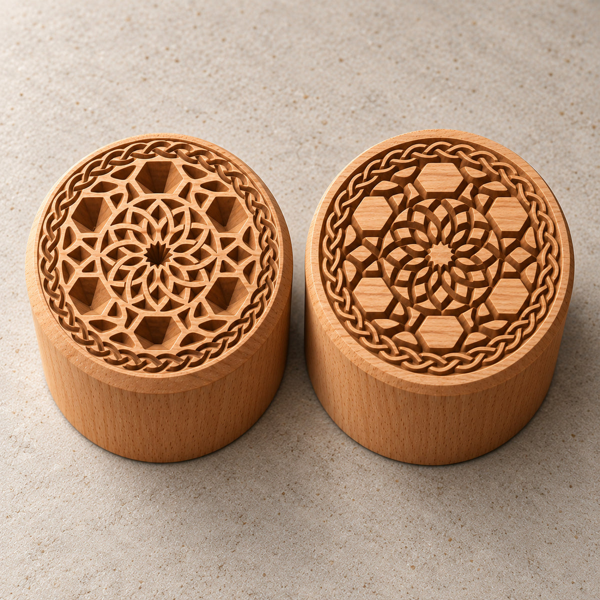 Indisches Gitter – Rundstempel Runde Stempel TONA arts