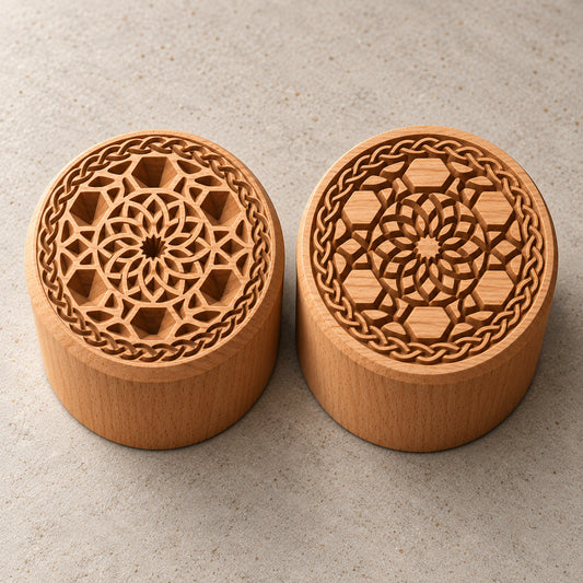 Indisches Gitter – Rundstempel Runde Stempel TONA arts