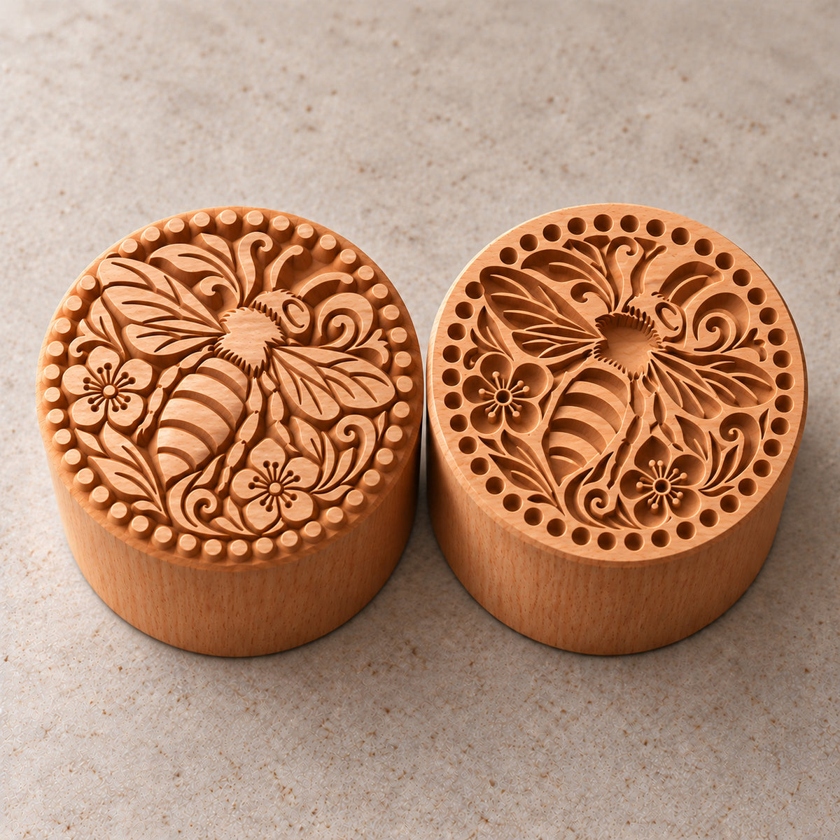 Perlenbiene – Rundstempel Runde Stempel TONA arts