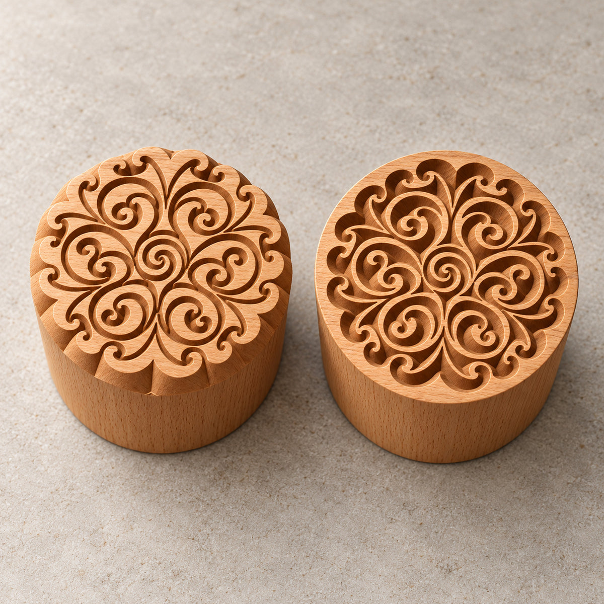 Rankenrad – Rundstempel Runde Stempel TONA arts