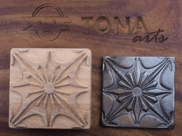 TILE-pat-65 7 x 7 cm Stempel > Quadratische Stempel TONA arts