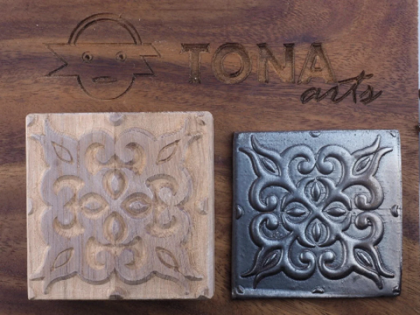 TILE-pat-70 7 x 7 cm Stempel > Quadratische Stempel TONA arts