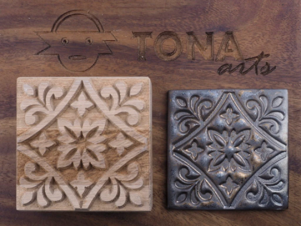 TILE-PAT-78 7 x 7 cm Stempel > Quadratische Stempel TONA arts