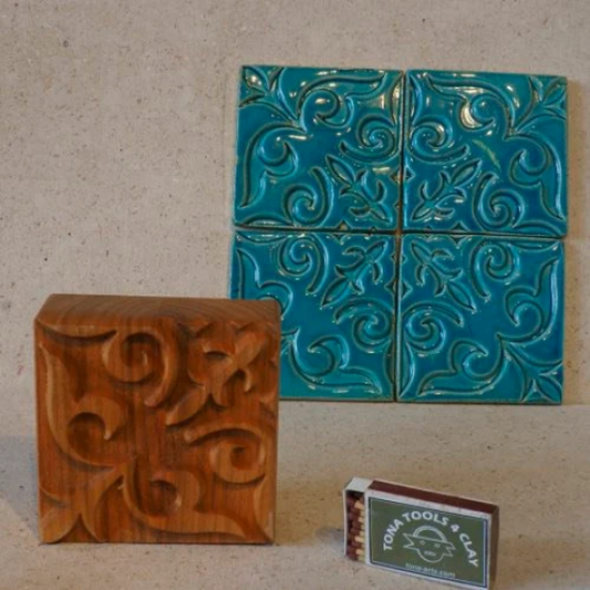 Viertelstempel - 97q 7 x 7 cm Stempel > Quadratische Stempel > Viertelstempel TONA arts