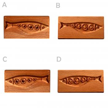 Rechteck-Stempel--Fisch 1 TONA arts