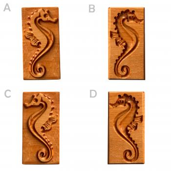 Rechteck-Stempel--Seepferdchen TONA arts