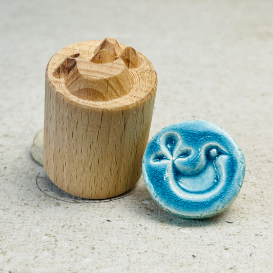 Vogel-Nordischer Stil -1 Runde Stempel TONA arts