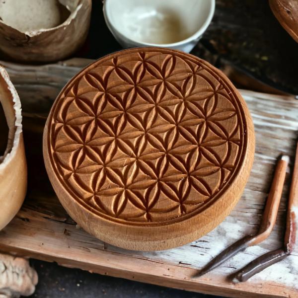 Mandala-Blume des Lebens - vertieft TONA arts