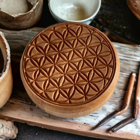 Mandala-Blume des Lebens - vertieft TONA arts