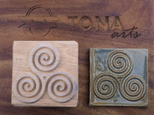 Keltisch-C4 7 x 7 cm Stempel > Quadratische Stempel TONA arts