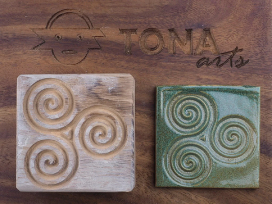 Keltisch-C4n 7 x 7 cm Stempel > Quadratische Stempel TONA arts