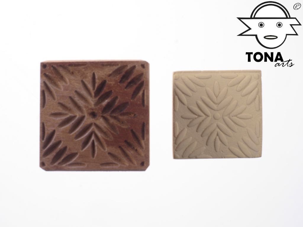 Sonnenwirbel PAT50015 – Fliesenstempel Stempel > Quadratische Stempel TONA arts