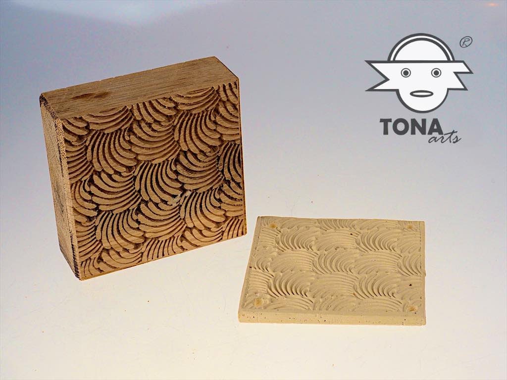 Wogenmeer SL12N – Endlosstempel Stempel > Quadratische Stempel > Quadratische Endlosstempel TONA arts