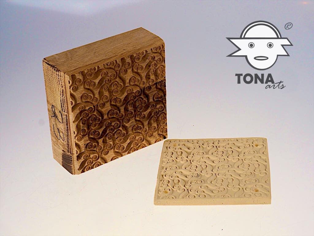 Blattwind SL23N – Endlosstempel Stempel > Quadratische Stempel > Quadratische Endlosstempel TONA arts