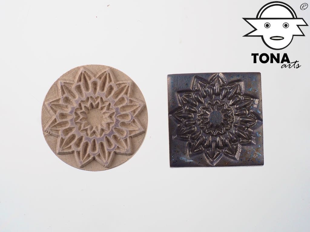 Sonnenrosette ROU7PO – Rundstempel Runde Stempel TONA arts