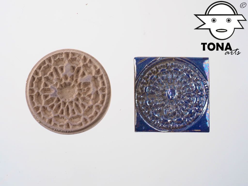 Blütentanz ROU004 – Rundstempel Runde Stempel TONA arts