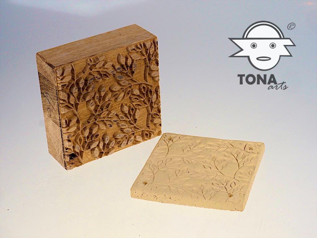 Rankenwald SL46 – Endlosstempel Stempel > Quadratische Stempel > Quadratische Endlosstempel TONA arts