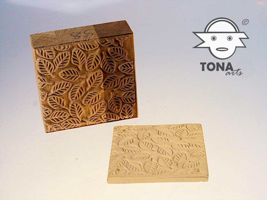 Blattmosaik SL58 – Endlosstempel Stempel > Quadratische Stempel > Quadratische Endlosstempel TONA arts