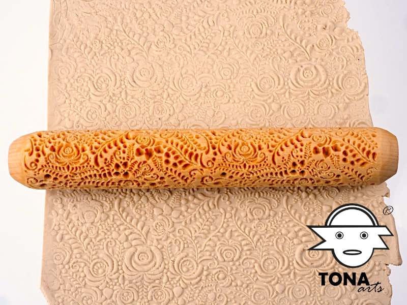 Feine Ranken 2-17 – Tonroller Hand Roller TONA arts