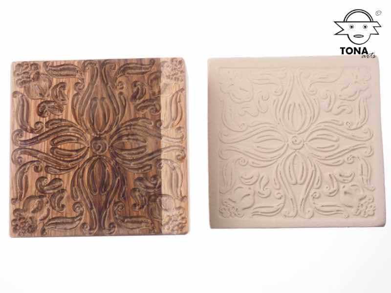Blütenfächer TAL-18 – Fliesenstempel Fliesenstempel TONA arts
