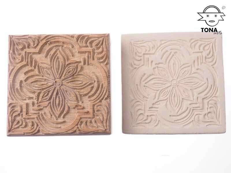 Blütenband MEX6N – Fliesenstempel Stempel > Quadratische Stempel TONA arts