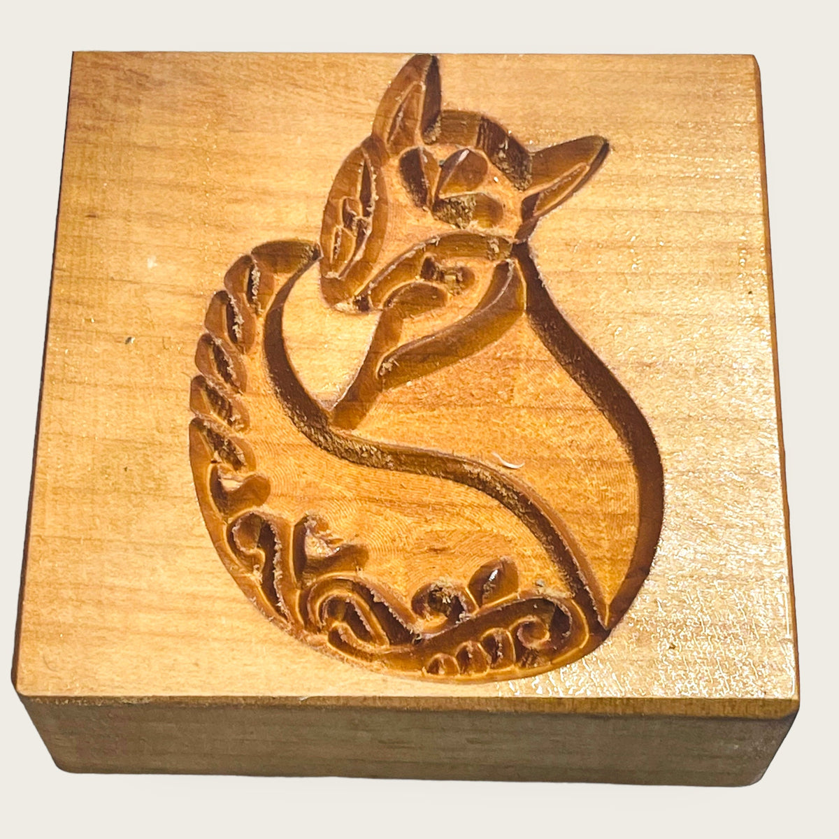 Schweiffuchs FOX2N – Fliesenstempel Stempel > Quadratische Stempel TONA arts