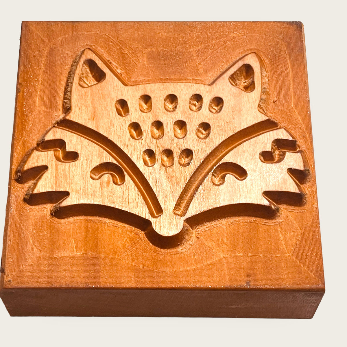 Fuchsgesicht FOX4 – Fliesenstempel Stempel > Quadratische Stempel TONA arts