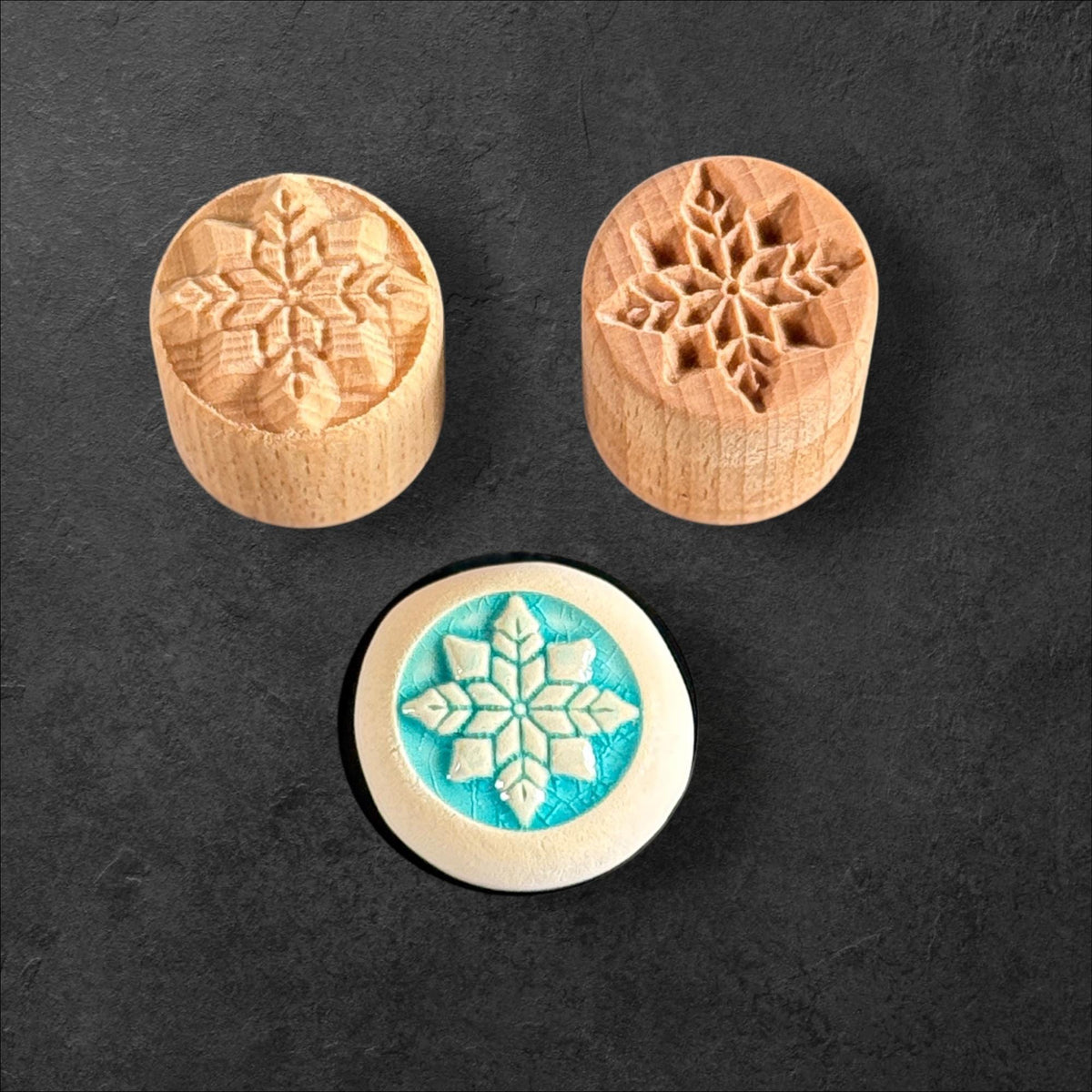 Kristallstern – Rundstempel Runde Stempel TONA arts