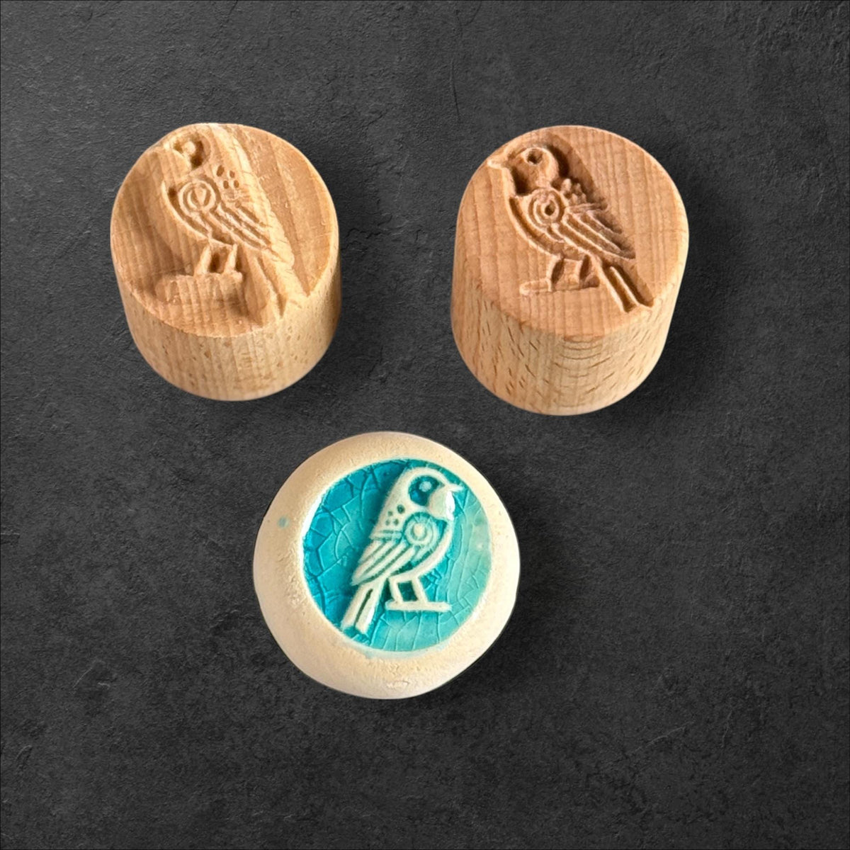 Singvogel – Rundstempel Runde Stempel TONA arts